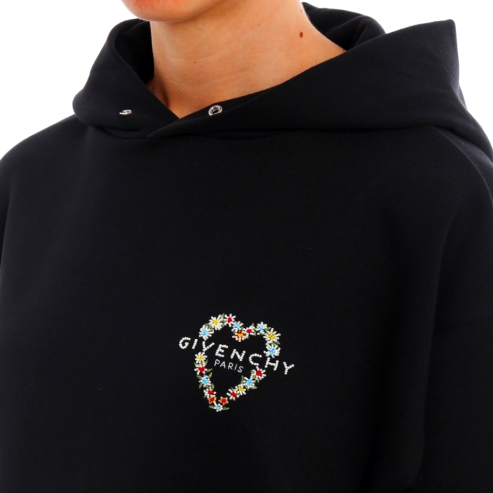 Givenchy ladies hoodie pearl beaded logo size M size 8